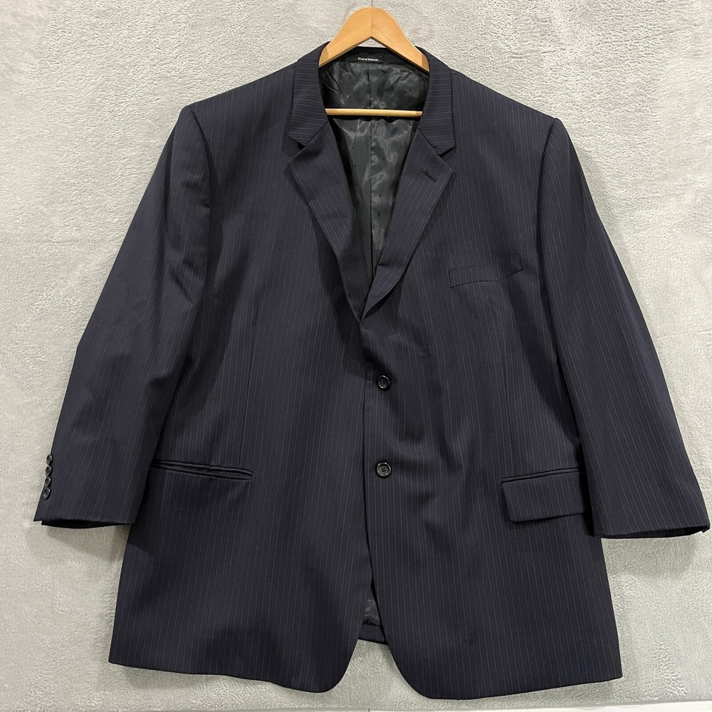 Joseph & Feiss Dark Gray Striped Blazer
